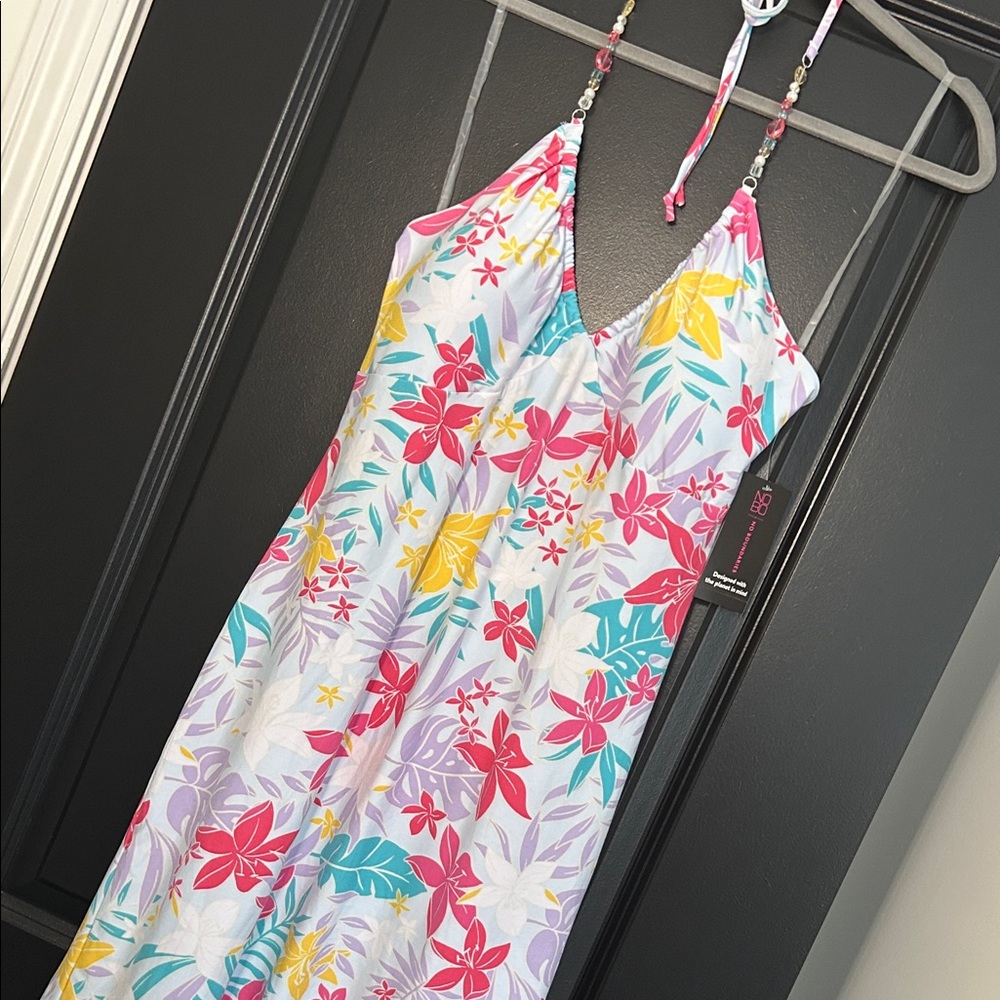 No Boundaries Floral Maxi Dress - Multicolor